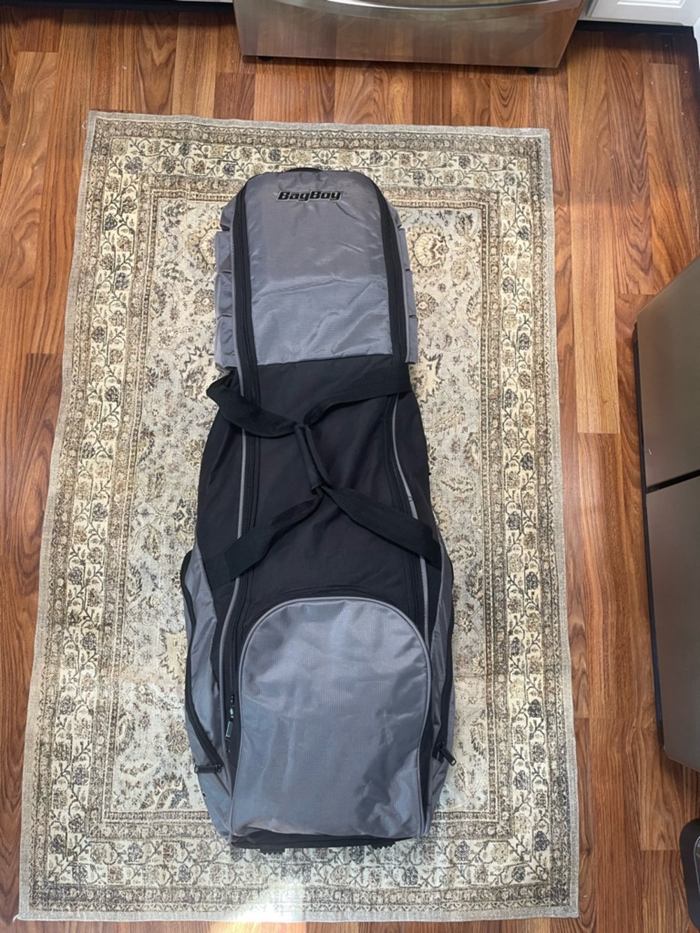 Batboy Gray and Black Golf Travel Bag